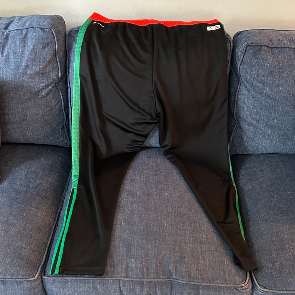 Adidas Men's Lego Black, Green, and Red Track Suit - Picture 7 of 8
